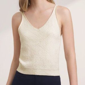 Aritzia Talula Tilloch Knit Top BLACK